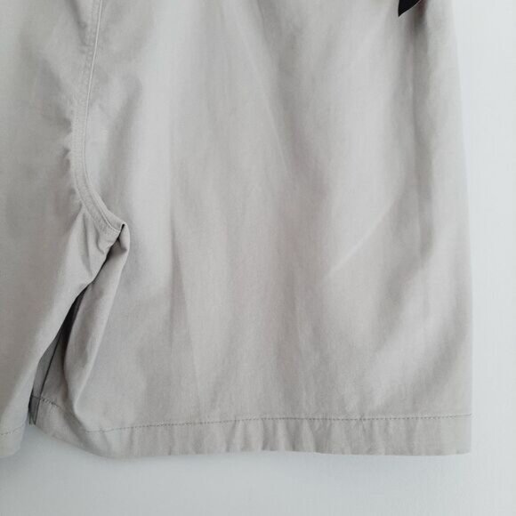 CHAPS Big & Tall Flat Front Stretch Comfort Waist Shorts Gray Beige Men's Sz 48 - Picture 10 of 14